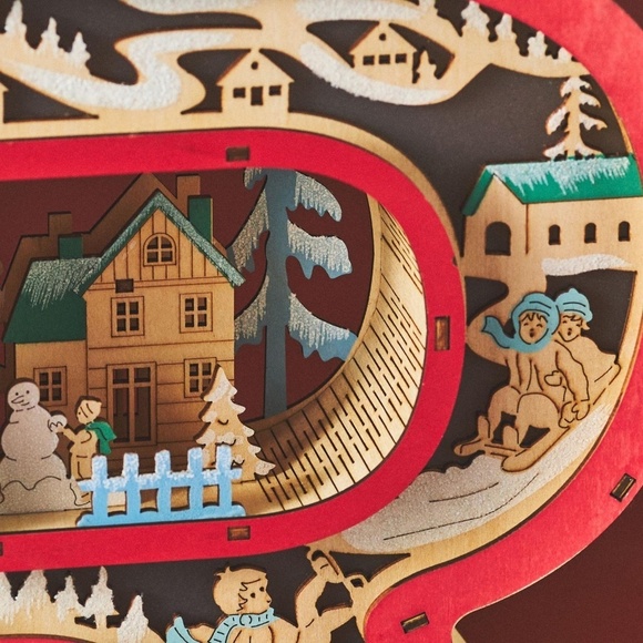 Anthropologie Monogram Wonderland Light-Up Scene Letter R - Picture 3 of 4